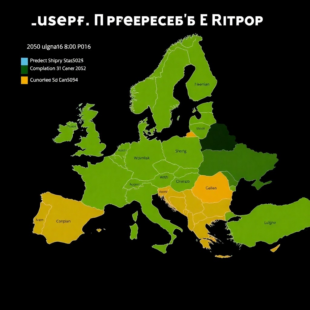 Карта Европы с отмеченными странами где работает LaserPerf, международная сеть офисов и партнеров
