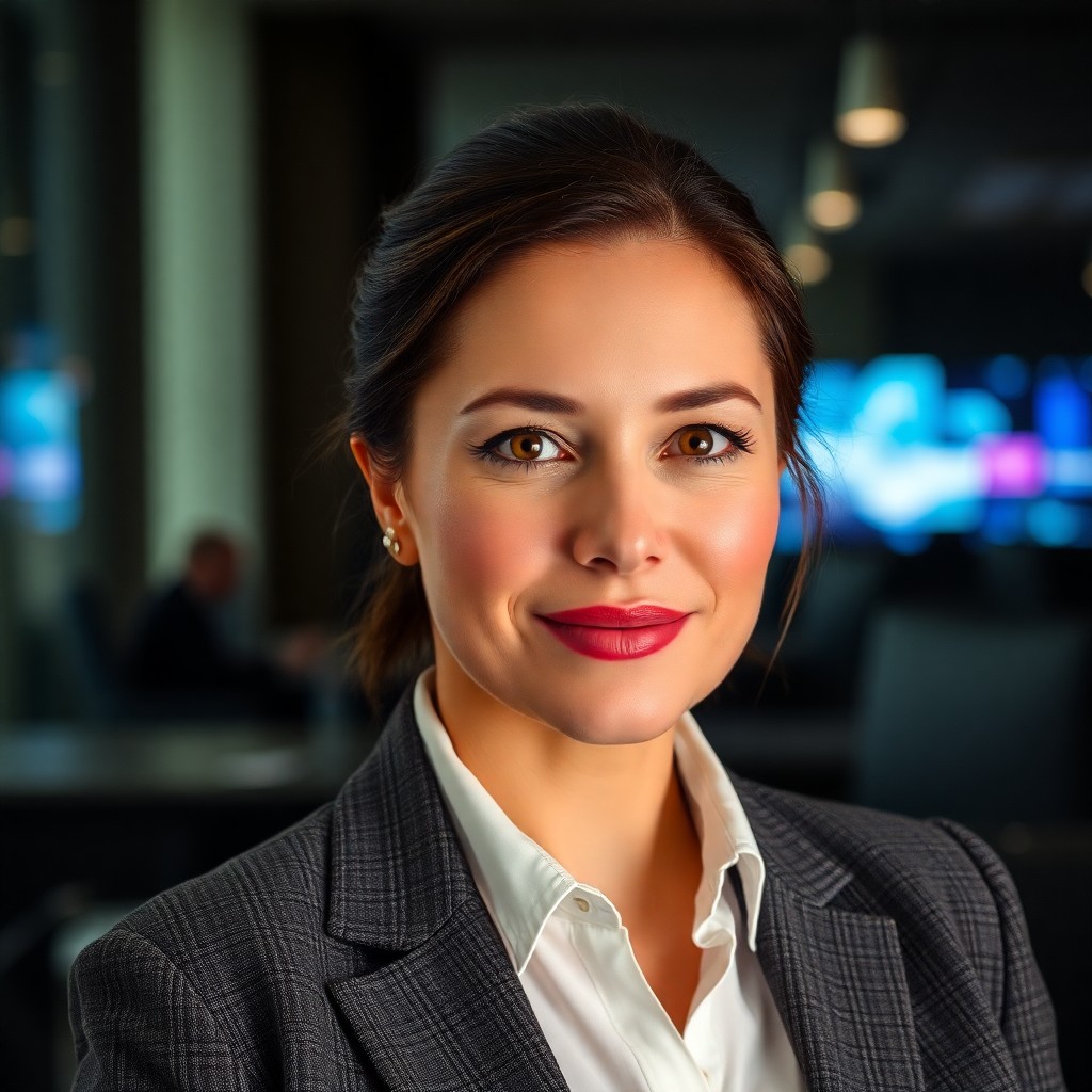 Мария Петрова, старший HR консультант LaserPerf, портретное фото в корпоративном стиле